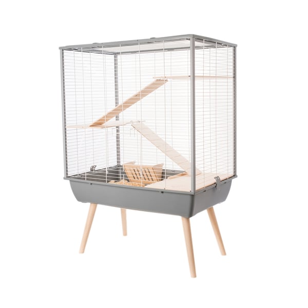 Zolux Neo Cosy Large Rodent Cage - Grey Zolux Neo Cosy Large Rodent Cage - Grey