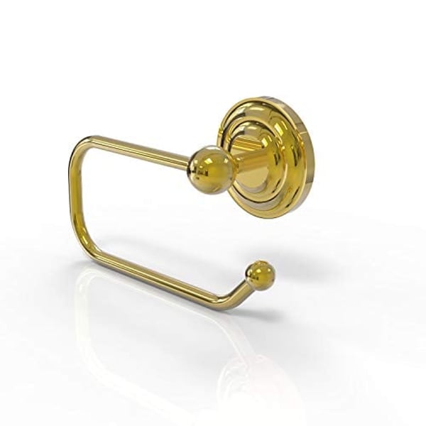 Buy Allied Brass Pqn-24E-Pb Prestige Que New Collection European Style  Tissue Toilet Paper Holder, Polished Brass Online in UAE