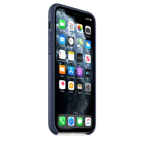 Apple Leather Case Midnight Blue iPhone 11 Pro Max Apple Leather Case Midnight Blue iPhone 11 Pro Max