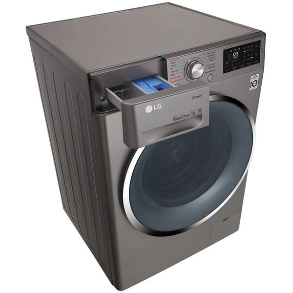 LG Front Load Washer 8kg Motion Direct Drive Add Item Smart Diagnosis F4J5TNP7S LG Front Load Washer 8kg Motion Direct Drive Add Item Smart Diagnosis F4J5TNP7S