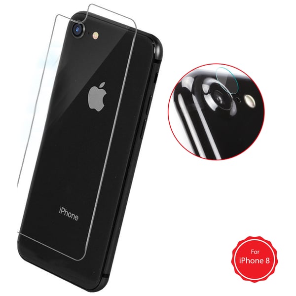 Trands Back Tempered Glass Protector For Apple iPhone 8 - SP3423