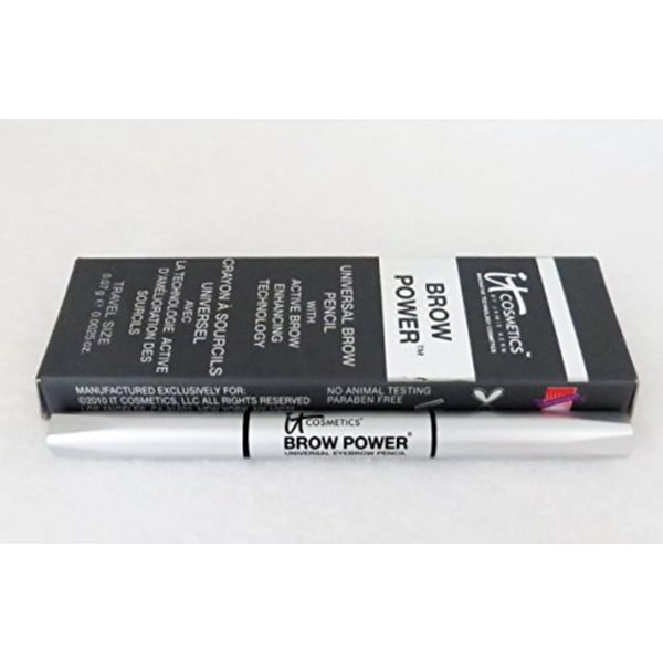 It Cosmetics Brow Power Universal Eyebrow Pencil Half Size 0.07G/0.0025 Oz It Cosmetics Brow Power Universal Eyebrow Pencil Half Size 0.07G/0.0025 Oz