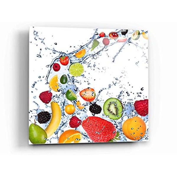 Cortesi home fruit splash ii tempered glass wall art, 12 Cortesi home fruit splash ii tempered glass wall art, 12