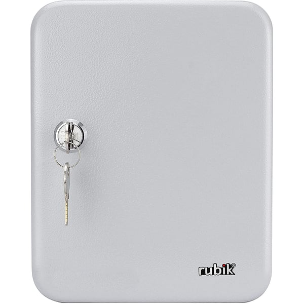 Rubik Key Cabinet Wall Mount Design Safe Box with Key Lock (20 Key Capacity) White Rubik Key Cabinet Wall Mount Design Safe Box with Key Lock (20 Key Capacity) White