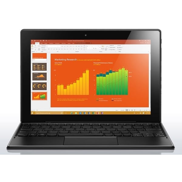 Lenovo ideapad Miix 310-10ICR Laptop - Atom 1.44GHz 2GB 32GB Shared Win10 10.1inch HD Silver Lenovo ideapad Miix 310-10ICR Laptop - Atom 1.44GHz 2GB 32GB Shared Win10 10.1inch HD Silver