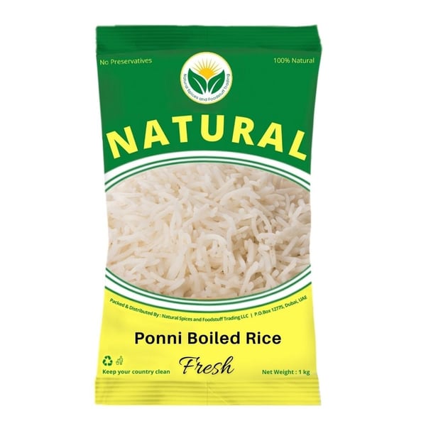 Natural Fresh Ponni Boiled Rice 5kg