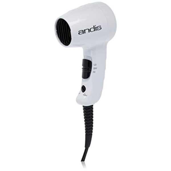 Andis 33805 1600-Watt MicroTurbo Dual Voltage Hair Dryer, White Andis 33805 1600-Watt MicroTurbo Dual Voltage Hair Dryer, White