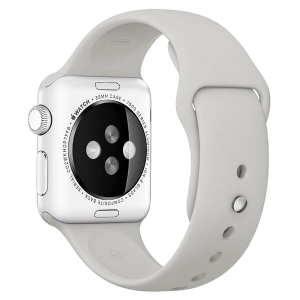 BeHello Premium Silicone Strap 38/40mm For Apple Watch Stone BeHello Premium Silicone Strap 38/40mm For Apple Watch Stone