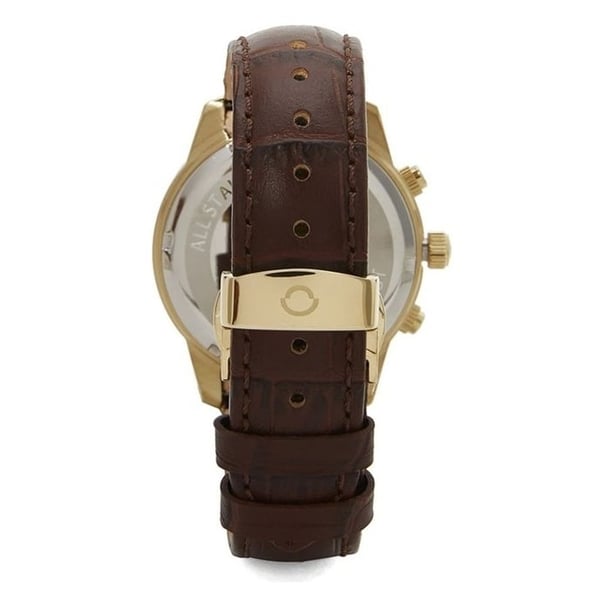 Omax PG10G15I Mens Multifunction Leather Watch Omax PG10G15I Mens Multifunction Leather Watch