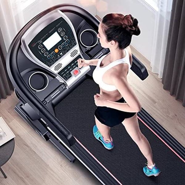 Sparnod Fitness Automatic Treadmill - Foldable Motorized Walking & Running Machine for Home Use - with Massager & Auto Incline- STH-4200 (4.5 HP Peak) Sparnod Fitness Automatic Treadmill - Foldable Motorized Walking & Running Machine for Home Use - with Massager & Auto Incline- STH-4200 (4.5 HP Peak)