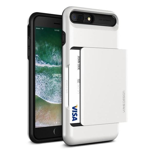 VRS Design Damda Glide Case Cream White For iPhone 8 Plus/7 Plus - VRSIP7PSDGLWT