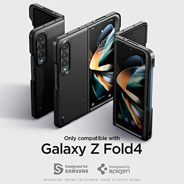 Spigen Thin Fit P Designed For Samsung Galaxy Z Fold 4 Case Cover (2022) - Black (s-pen Not Included) Spigen Thin Fit P Designed For Samsung Galaxy Z Fold 4 Case Cover (2022) - Black (s-pen Not Included)