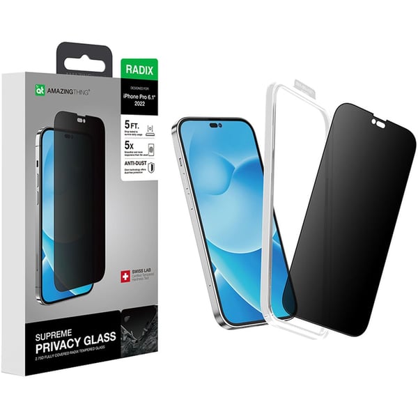 Amazing Thing Privacy Screen Protector Black iPhone 14 Pro Amazing Thing Privacy Screen Protector Black iPhone 14 Pro
