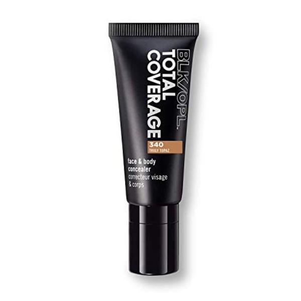 Black Opal Blk/Opl Total Coverage Face And Body Concealer, Truly Topaz - Maximum-Coverage, Smudge-Resistant, Cruelty-Free