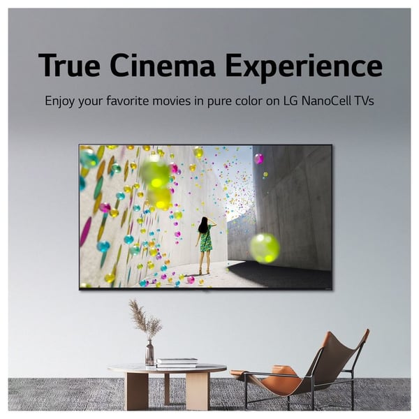 LG NanoCell TV 65 inch NANO79 Series, Cinema Screen Design 4K Active HDR webOS22 with ThinQ AI - 65NANO796QA LG NanoCell TV 65 inch NANO79 Series, Cinema Screen Design 4K Active HDR webOS22 with ThinQ AI - 65NANO796QA