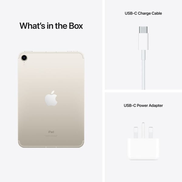 iPad mini (2021) WiFi 256GB 8.3inch Starlight (FaceTime - International Specs) iPad mini (2021) WiFi 256GB 8.3inch Starlight (FaceTime - International Specs)