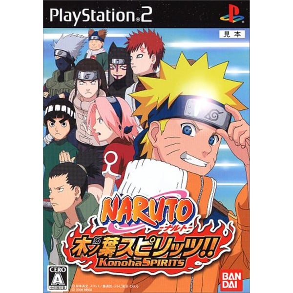 Sony Ps2 Naruto Konoha Spirits