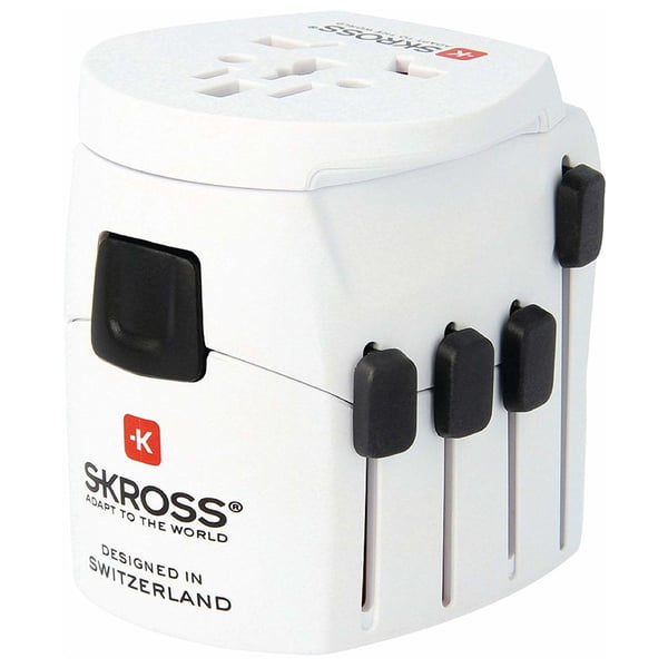 Skross PRO World Travel Adaptor White Skross PRO World Travel Adaptor White