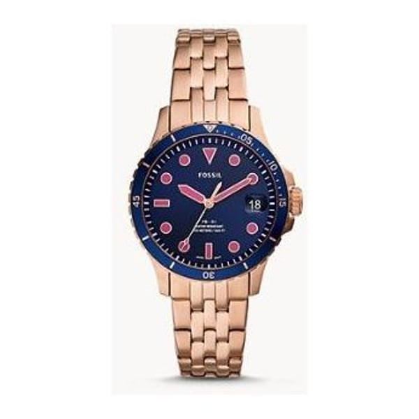 Fossil FB-01 Rose Gold Stainless Steel Women Watch ES4767