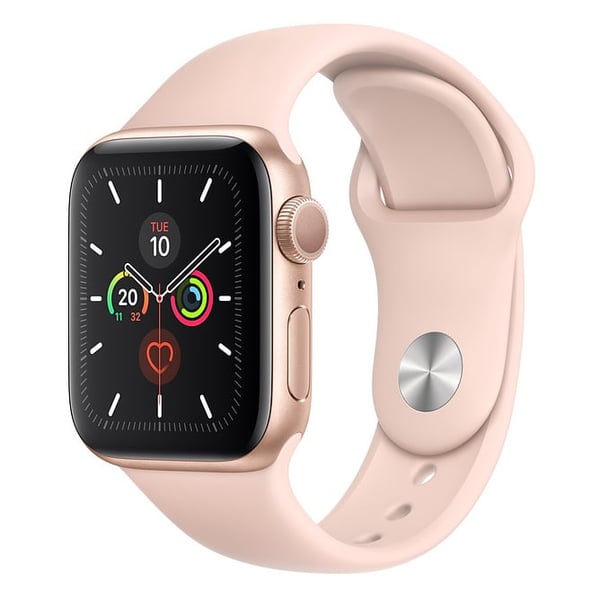 Apple Watch Series 5 GPS 40mm Gold Aluminium Case with Pink Sand Sport Band Apple Watch Series 5 GPS 40mm Gold Aluminium Case with Pink Sand Sport Band