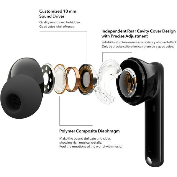 Buy Honor T0005 In Ear True Wireless Earbuds 2 Lite White Online in UAE ...