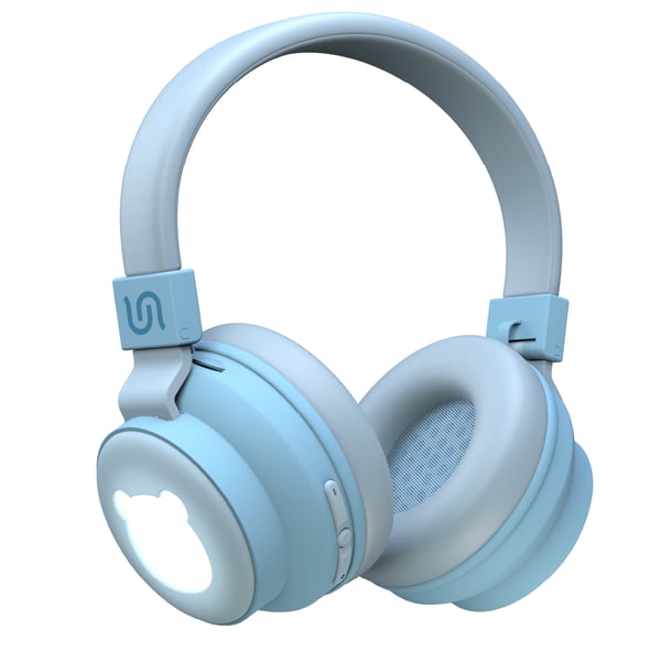 Porodo Soundtec Kids Wireless Over-ear Headphone - Blue Bear