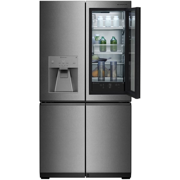 LG Refrigerator SIGNATURE InstaView Door-in-Door 950 Litres. Auto Open Door with Water Dispenser GRX33FGNGL LG Refrigerator SIGNATURE InstaView Door-in-Door 950 Litres. Auto Open Door with Water Dispenser GRX33FGNGL
