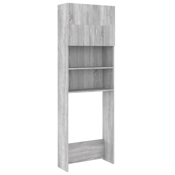 Vidaxl Bathroom Cabinet Grey Sonoma 64x25.5x190 Cm
