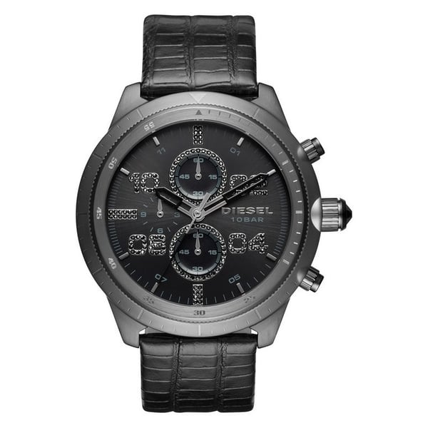 Diesel DZ4437 Chronograph Gunmetal Indexes Black Men's Watch