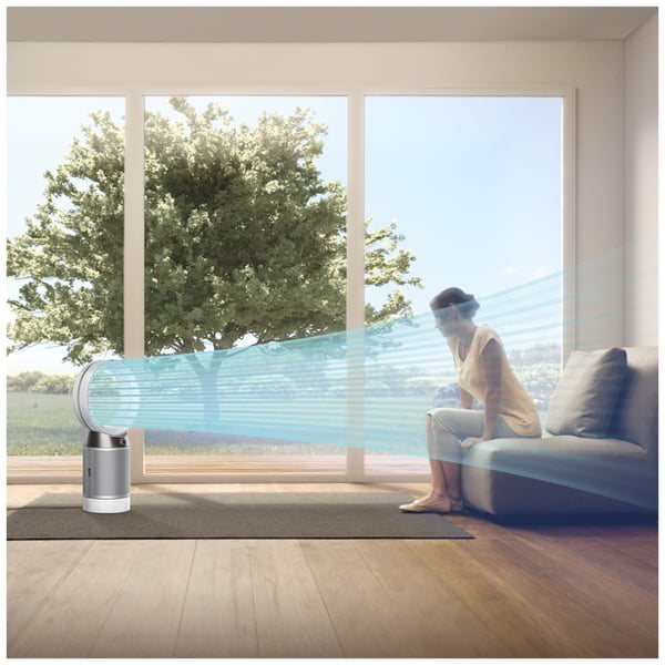 Dyson Pure Cool Purifying Fan, White/Silver DP04 Dyson Pure Cool Purifying Fan, White/Silver DP04