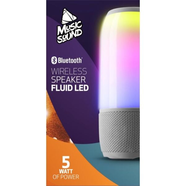 Cellularline Bluetooth LED Speaker Grey