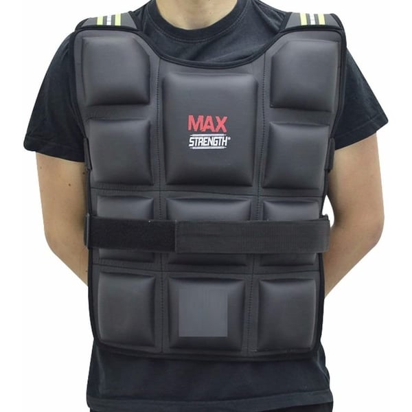 New MAXSTRENGTH Weighted Vest Jacket -10Kg- Weight-Running-Training-Weight Loss Jacket-Workout-Exercise Weighted Vest Gym Fitness Training Workout