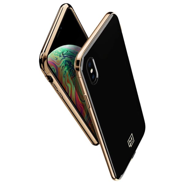Spigen La Manon Etui Designed For Iphone Xs / Iphone X Case/cover - Gold Black