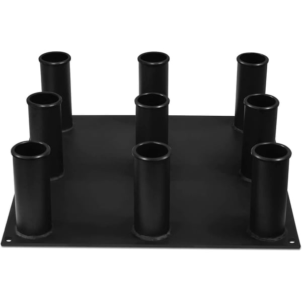 ULTIMAX Bar Holder Barbell Holder 9 Bars Vertical Storage Display Rack for Olympic Bar