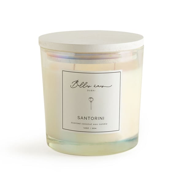 Belles Ames Jar Candle -santorini