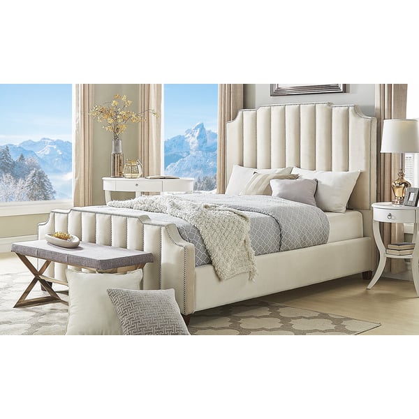 Velvet super on sale king bed