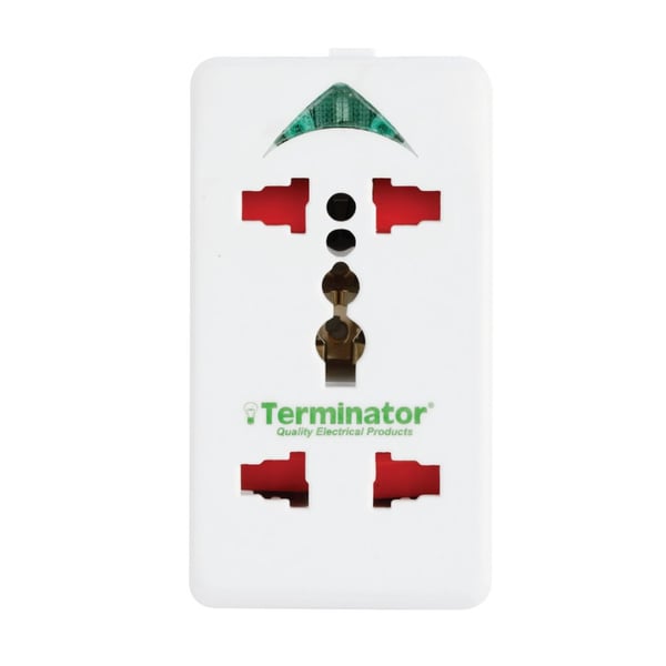 Terminator Travel Adaptor Uni. +2 Pin Socket TTA 249 Terminator Travel Adaptor Uni. +2 Pin Socket TTA 249