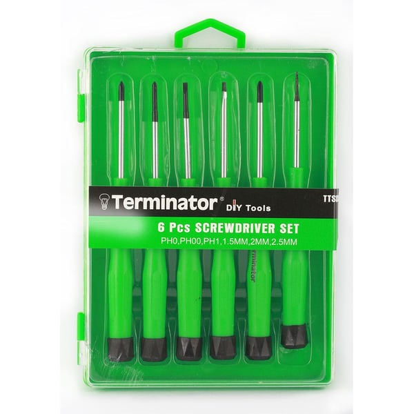 Terminator Screw Driver 6 Pcs/set Ttsds325 Terminator Screw Driver 6 Pcs/set Ttsds325