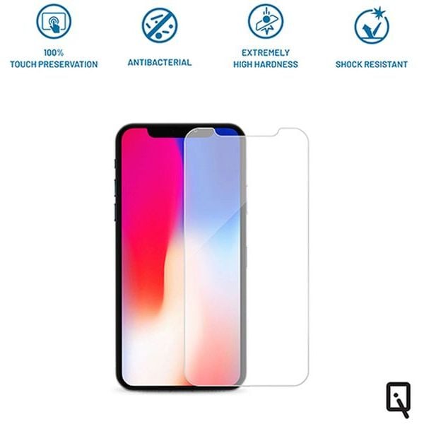 IQ Tempered Glass Screen Protector Transparent For iPhone 11 Pro/X