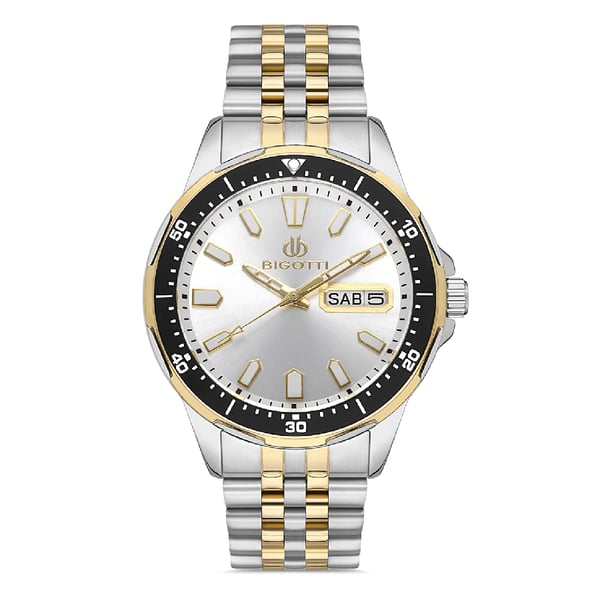 Bigotti Napoli Mens Stainless Steel Strap Watch - Bg.1.10320-3 Bigotti Napoli Mens Stainless Steel Strap Watch - Bg.1.10320-3
