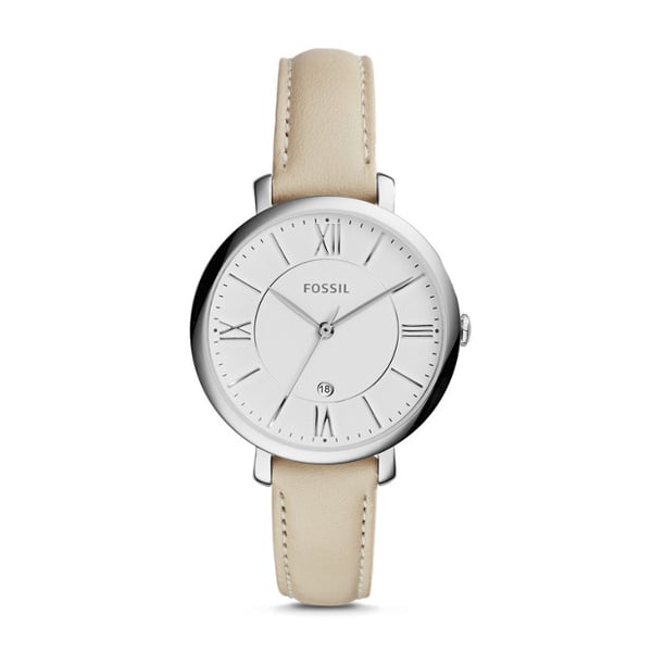 Fossil ES3793 Jacqueline Beige Leather Watch