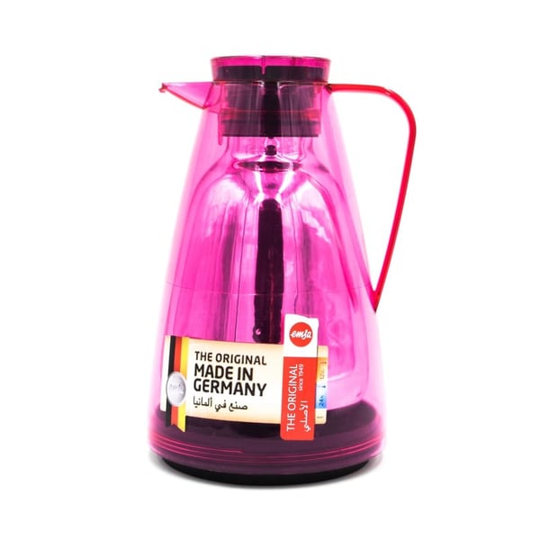 Emsa Salsa Flask Quick Press - Pink 1.5L Emsa Salsa Flask Quick Press - Pink 1.5L