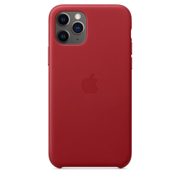 Apple Leather Case (PRODUCT)RED iPhone 11 Pro