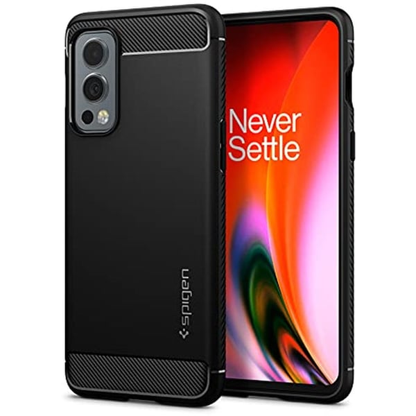 Spigen Rugged Armor Designed For Oneplus Nord 2 5g Case Cover (2021) - Matte Black