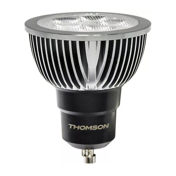 Thomson Gu10 Led Spotlight - First Light Gradable Silver [energy Saving] Class A [3000k] 240v 6.8w 50 [38 Beam Angle Led Light Bulb] Long Lasting 25000 Hours Life [durable Premium-grade Material]
