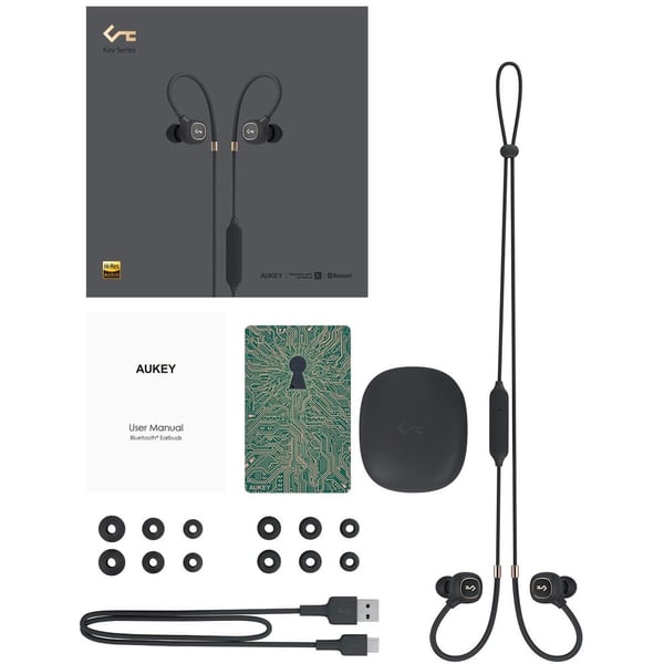 Aukey EP B80 Bluetooth In Earphone Black Aukey EP B80 Bluetooth In Earphone Black