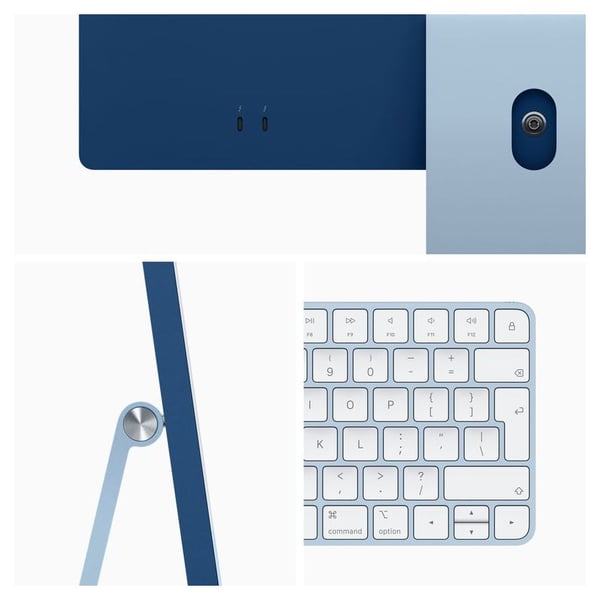 iMac 24-inch (2021) - M1 chip 8GB 256GB 7 Core GPU 24inch Blue English Keyboard iMac 24-inch (2021) - M1 chip 8GB 256GB 7 Core GPU 24inch Blue English Keyboard