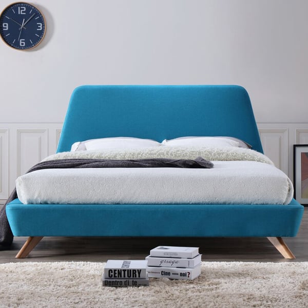 AH Furniture Arroyo Upholstered Platform Bed Queen Size - 110002