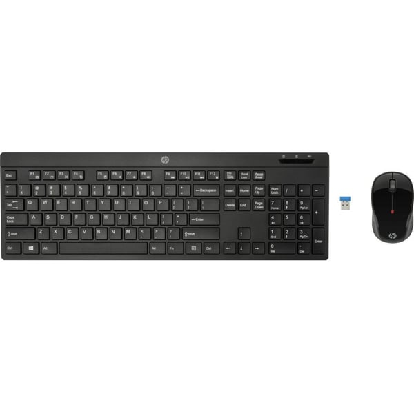 HP 200 Wireless Keyboard and Mouse Black