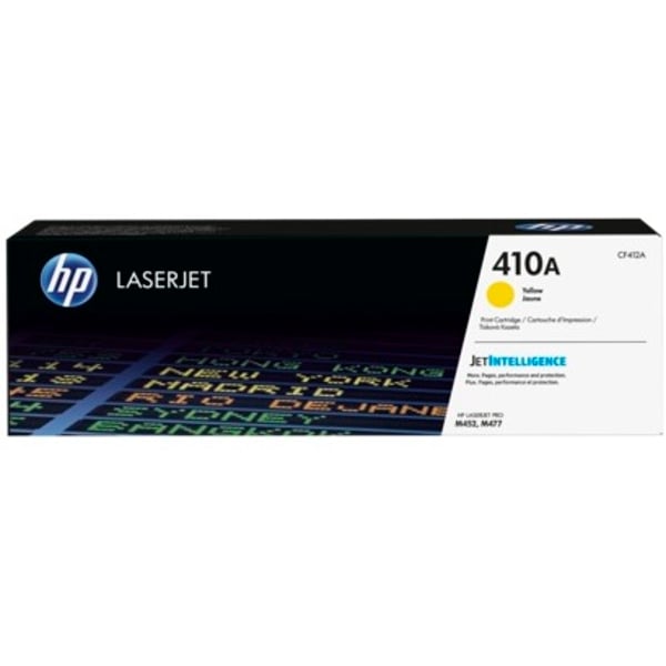 HP 410A CF412A Yellow LaserJet Toner Cartridge HP 410A CF412A Yellow LaserJet Toner Cartridge